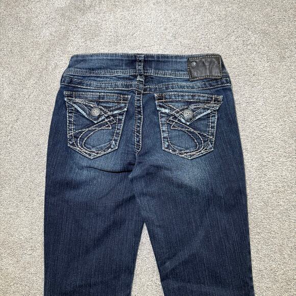 Silver Jeans Suki Surplus Womens Size 26 x 30 Medium Wash Denim Bootcut Stretch - Picture 3 of 7